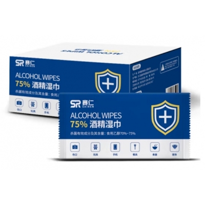 單片酒精濕巾